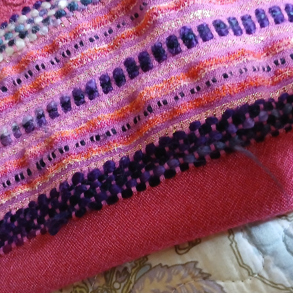 Boho Style colorful scarf - Picture 5 of 7